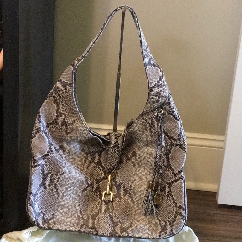 G.I.L.I. Snakeskin Patterned Women's Bag